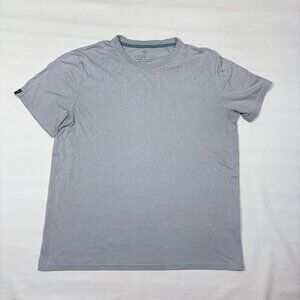 Free Fly Gray Bamboo Blend Soft Comfort Casual Short Sleeve T-Shirt Mens Large